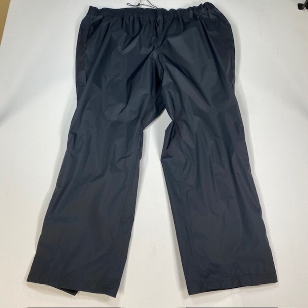 LL Bean Mens 2X Black TEK‎ Waterproof Breathable Windproof Outdoor Pants